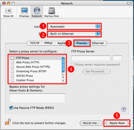 Network - Proxies